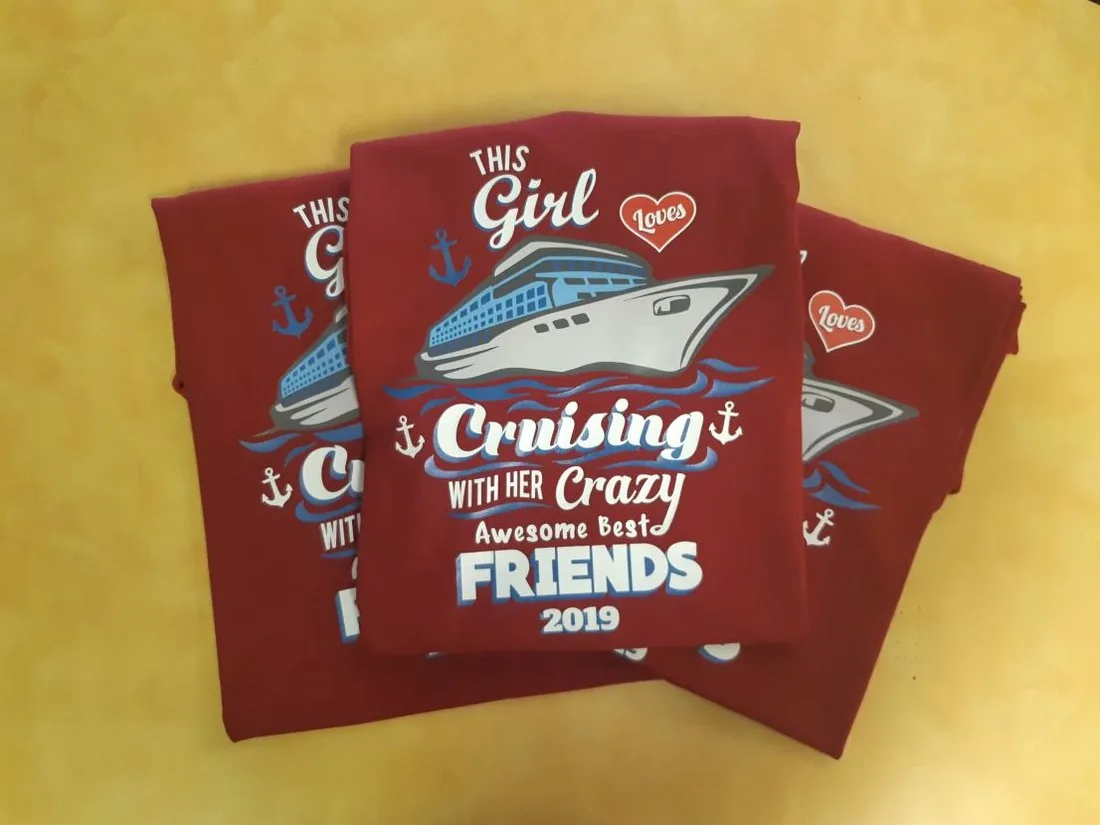Cruise Group 2019, Group travel tees