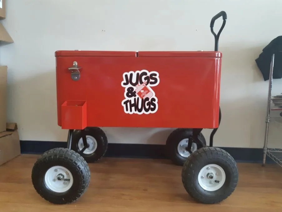 Jugs & Thugs, Branded cooler wagon
